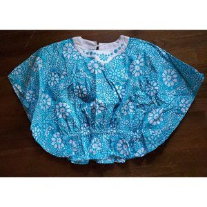Gymboree OUTLET 6 blue floral top
